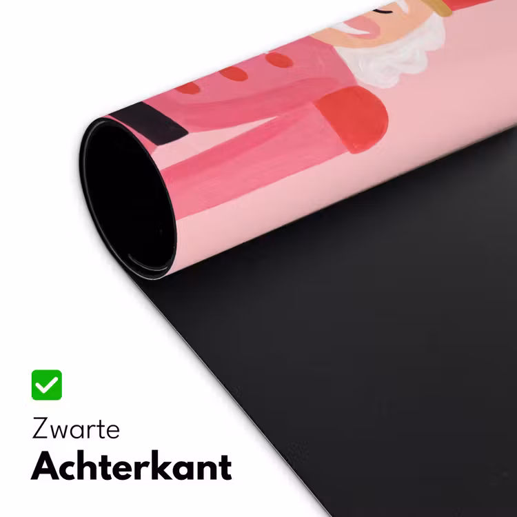 Bureau onderlegger - Notenkraker roze illustratie — 5