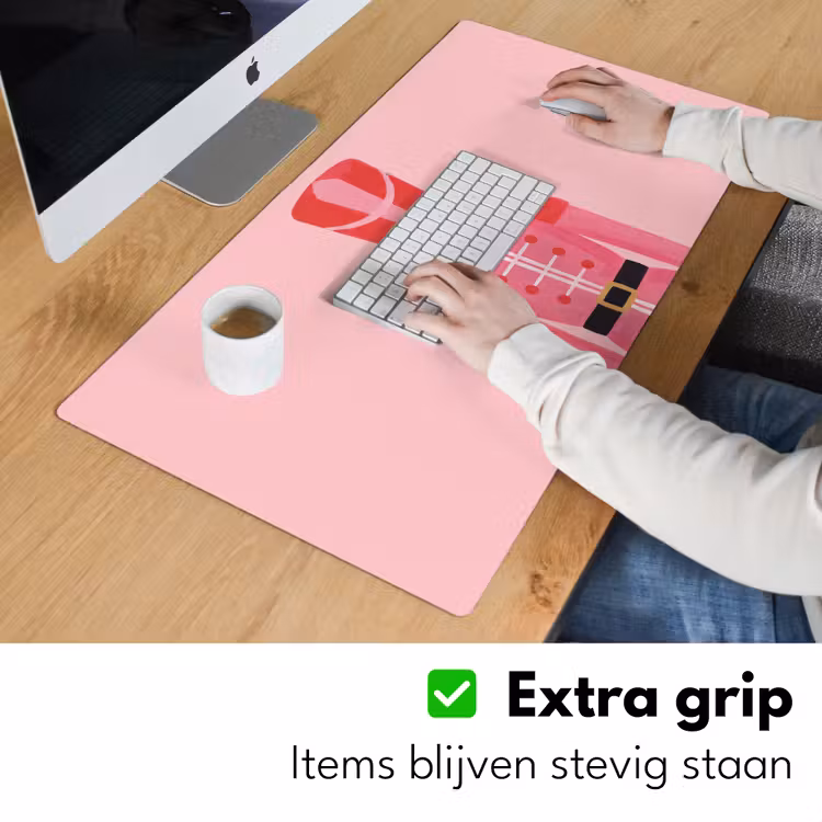 Bureau onderlegger - Notenkraker roze illustratie — 6