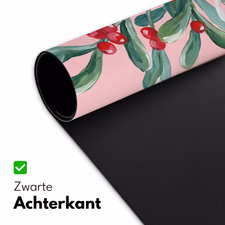 Bureau onderlegger - Plant - Kerst - Roze — 5