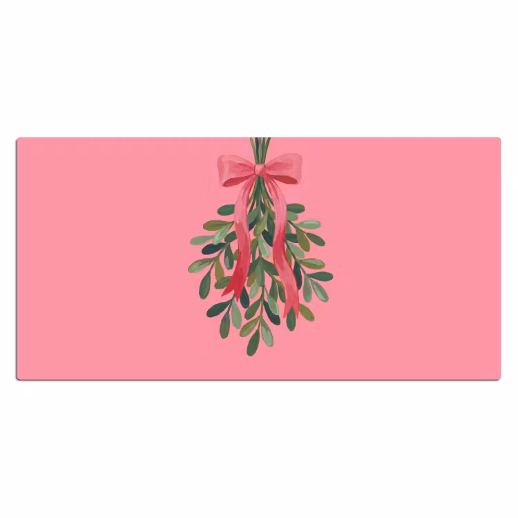 Bureau onderlegger - Plant - Lint - Roze — 2