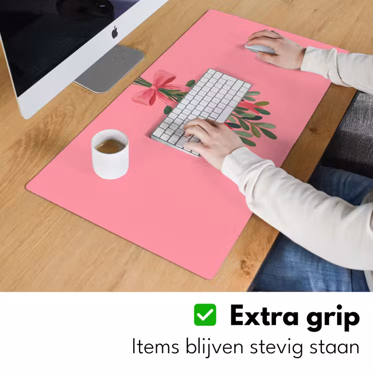 Bureau onderlegger - Plant - Lint - Roze — 6