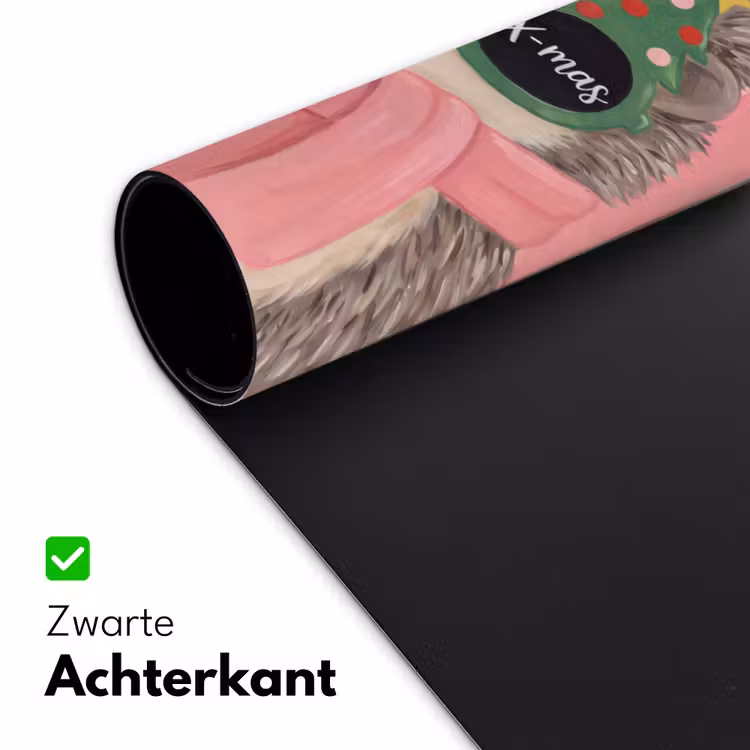 Bureau onderlegger - Egel - Kerst - Illustratie — 5