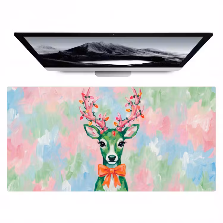 Bureau onderlegger - Hert - Kerst - Dieren — 1