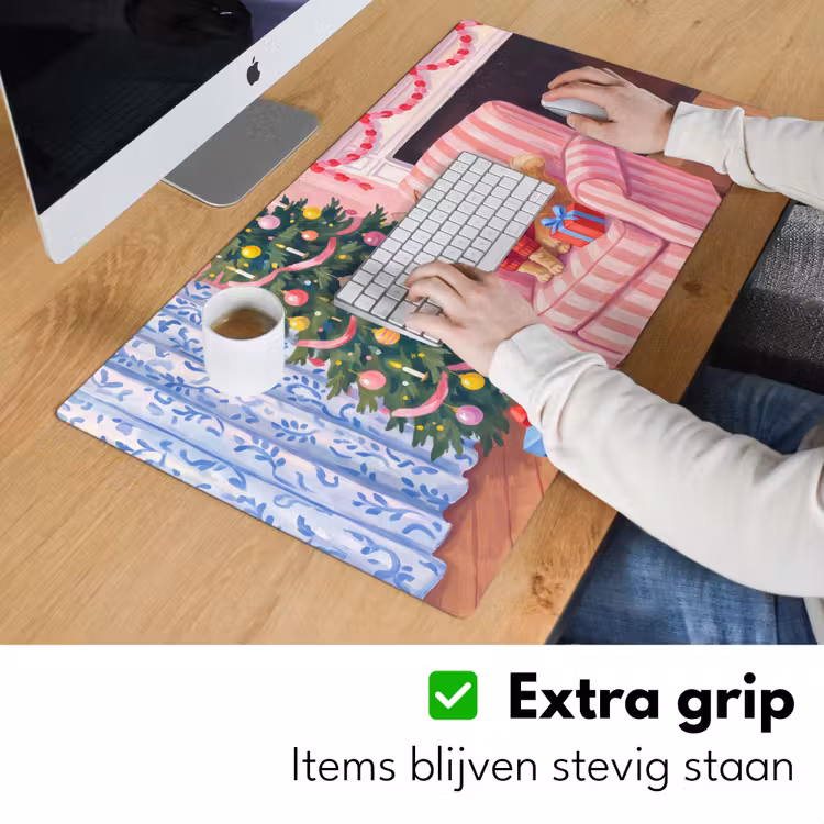 Bureau onderlegger - Kat - Kerst - Interieur — 6