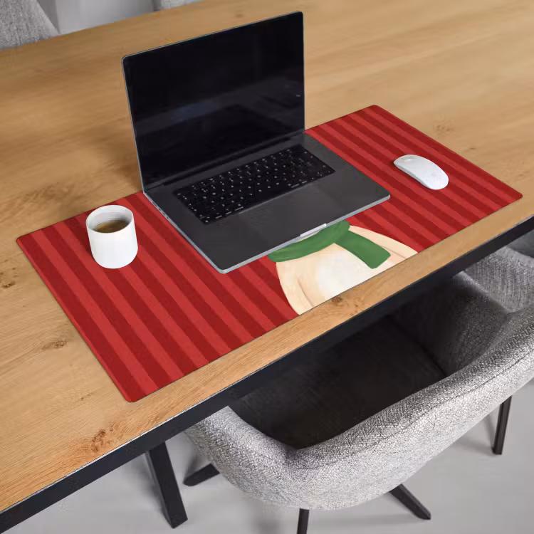 Bureau onderlegger - Konijn - Kerst - Dieren — 3
