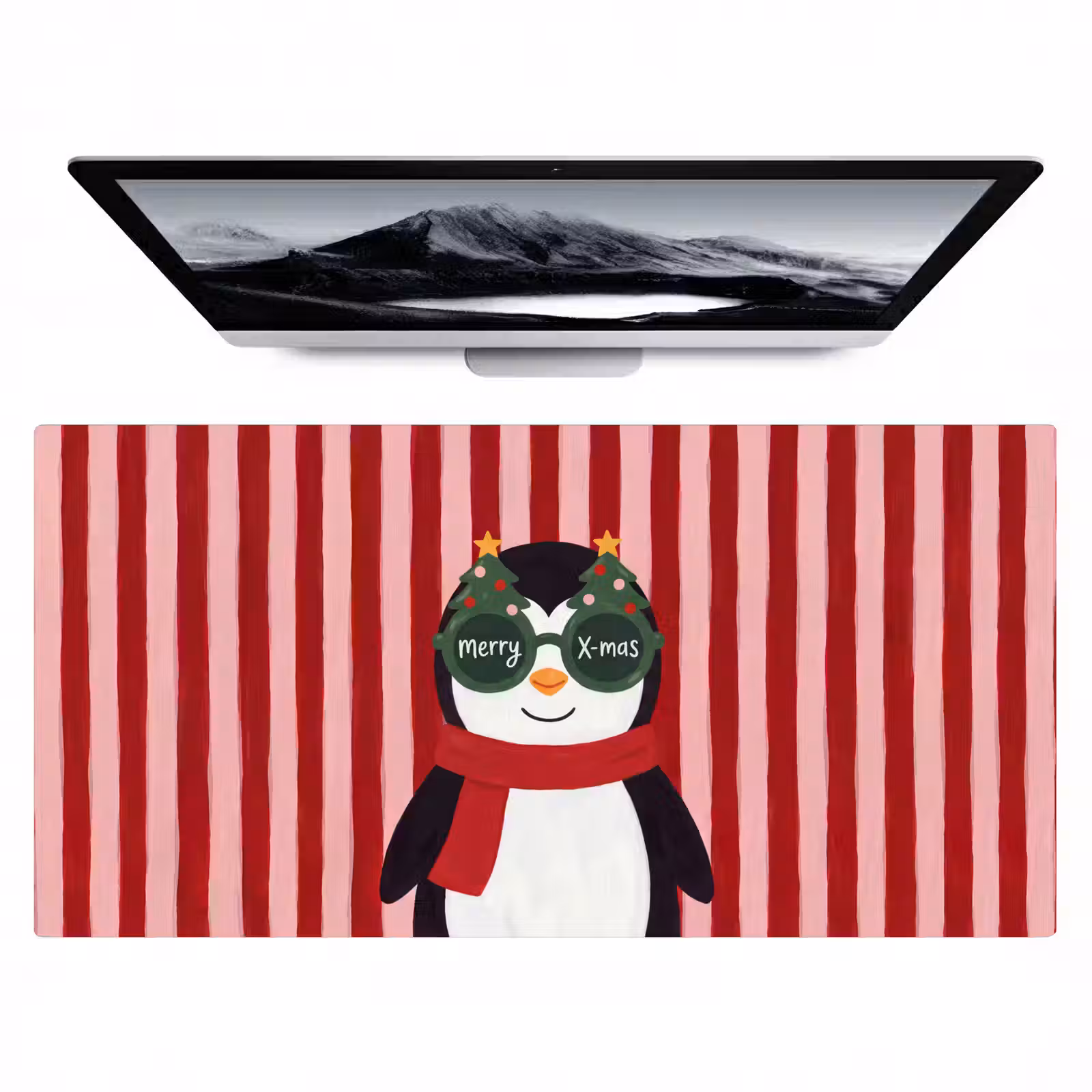 Bureau onderlegger - Pinguïn - Kerst - Illustratie — 1