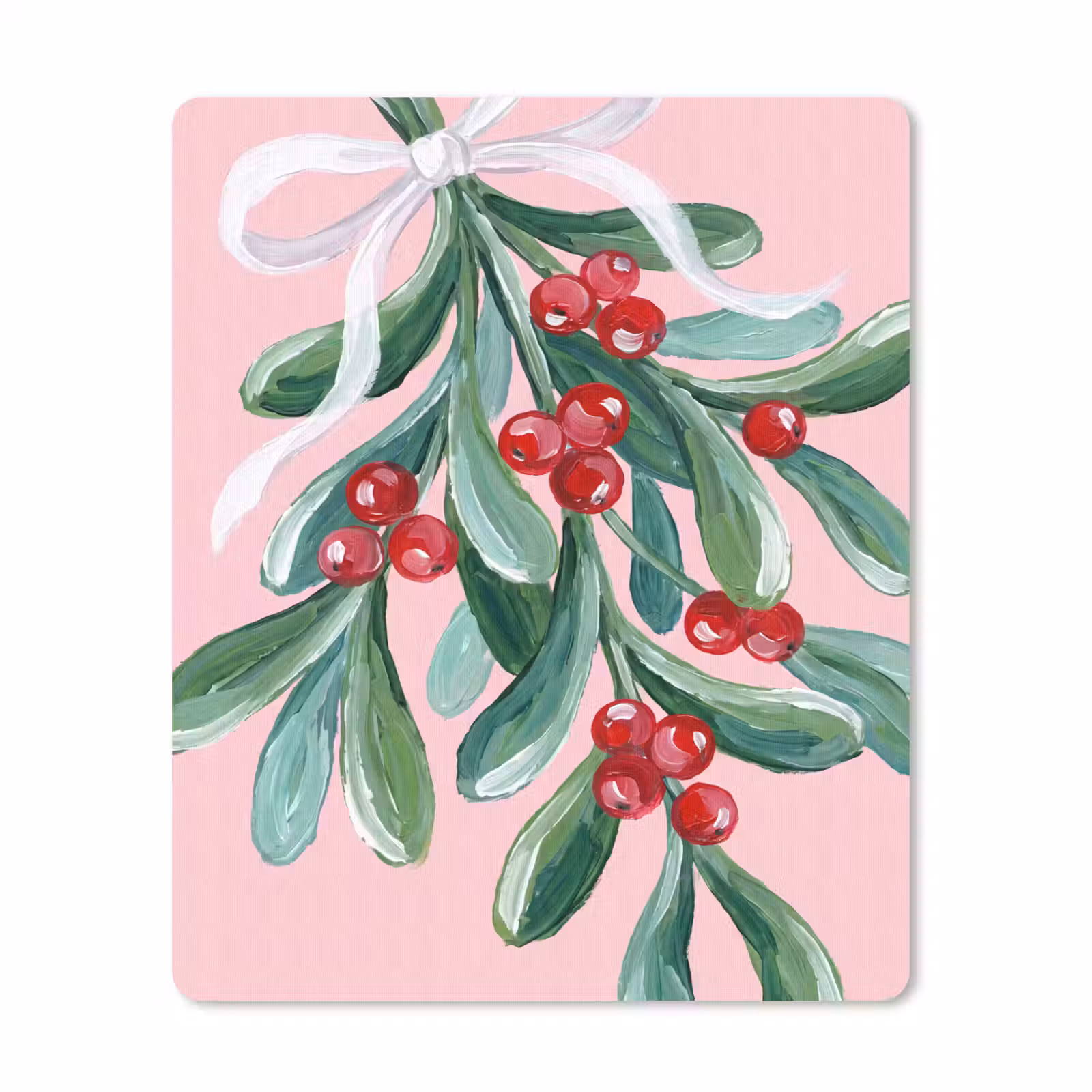 Muismat - Plant - Kerst - Roze — 1