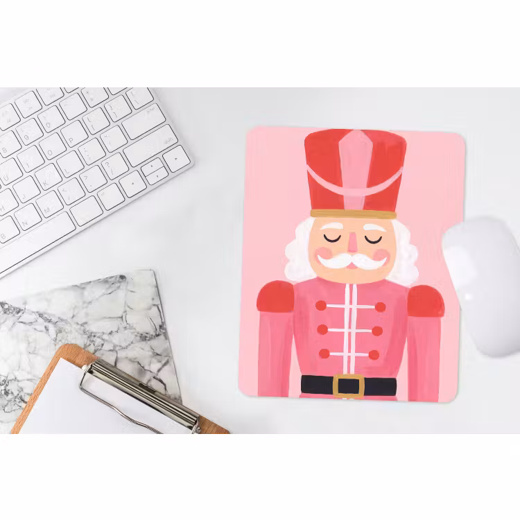 Muismat - Notenkraker roze illustratie — 4