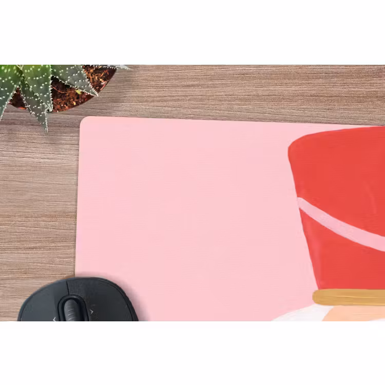 Muismat - Notenkraker roze illustratie — 5