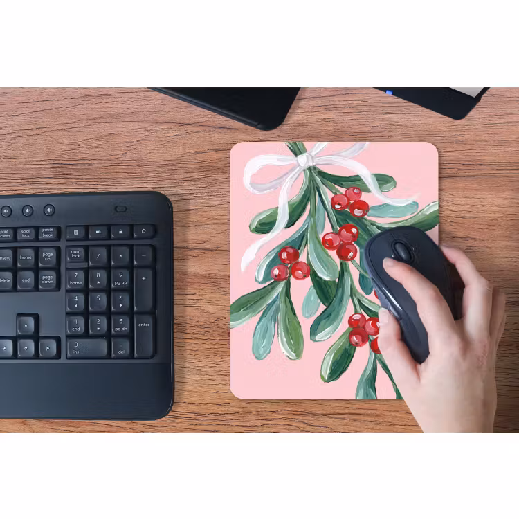Muismat - Plant - Kerst - Roze — 3