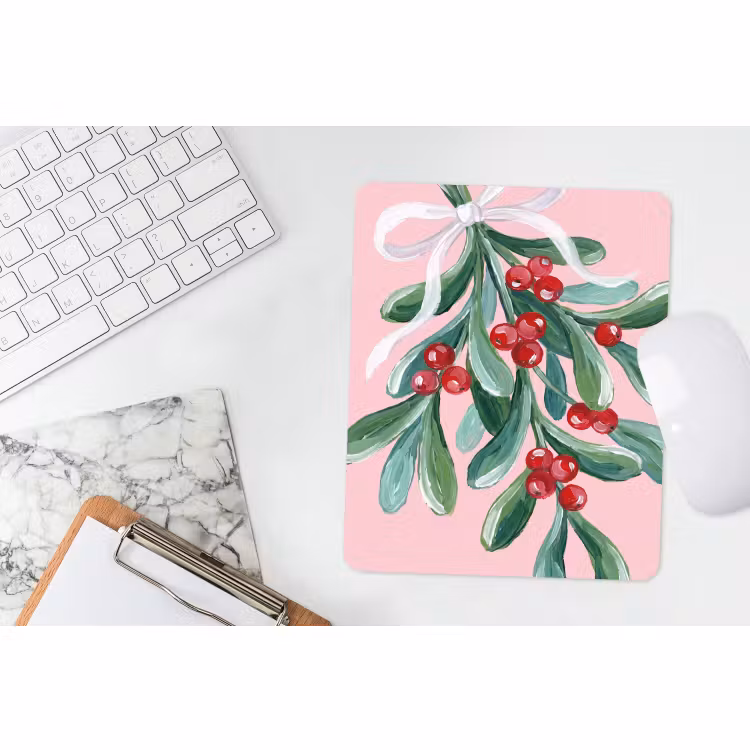 Muismat - Plant - Kerst - Roze — 4