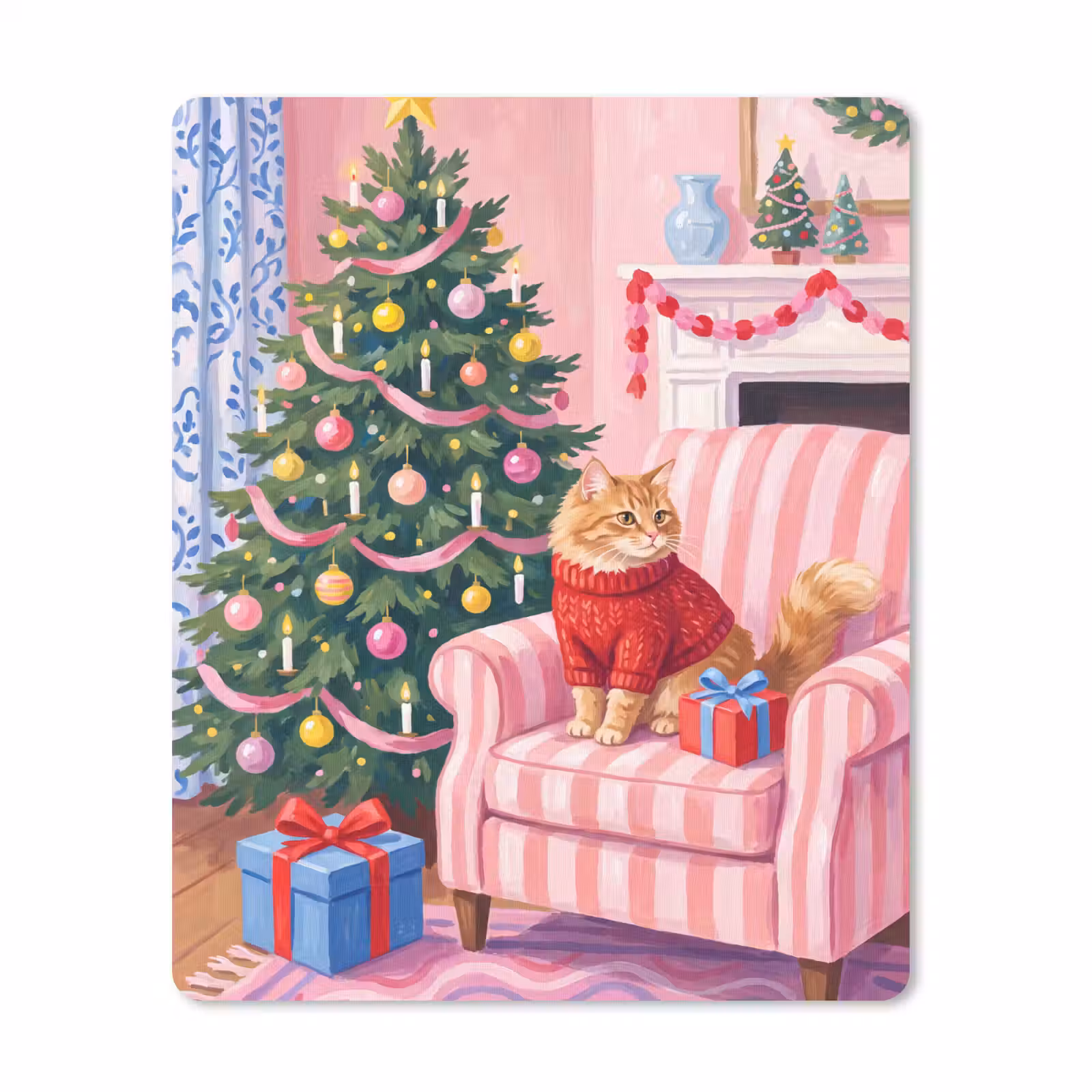 Muismat - Kat - Kerst - Interieur — 1