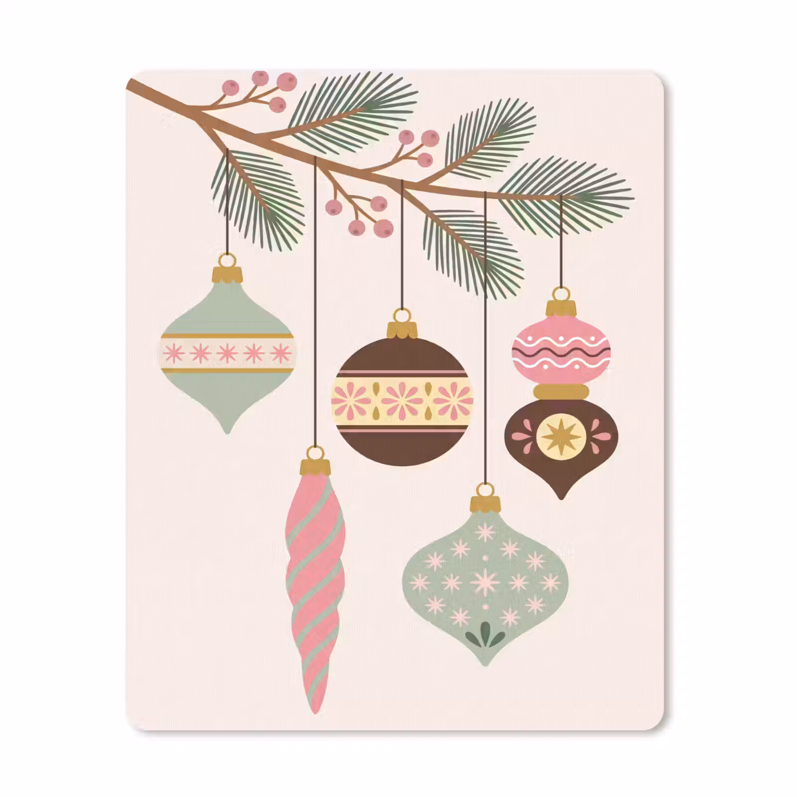 Muismat - Kerst - Ornamenten - Tak — 1