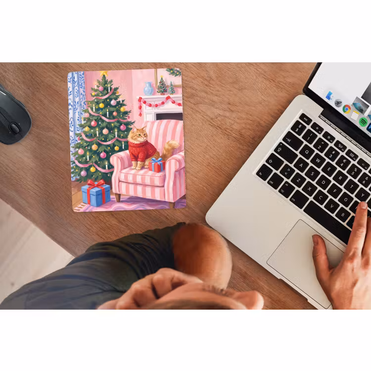 Muismat - Kat - Kerst - Interieur — 2