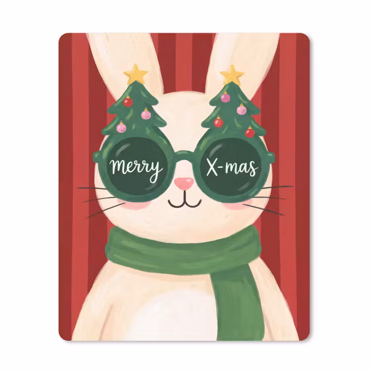 Muismat - Konijn - Kerst - Dieren — 1