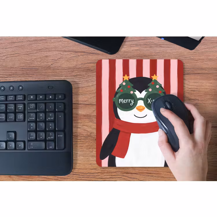 Muismat - Pinguïn - Kerst - Illustratie — 3