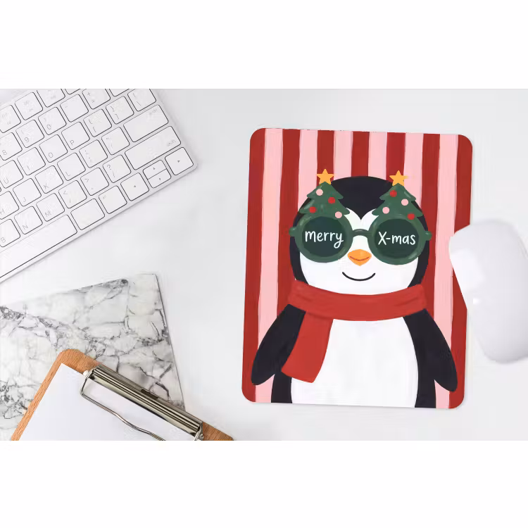 Muismat - Pinguïn - Kerst - Illustratie — 4