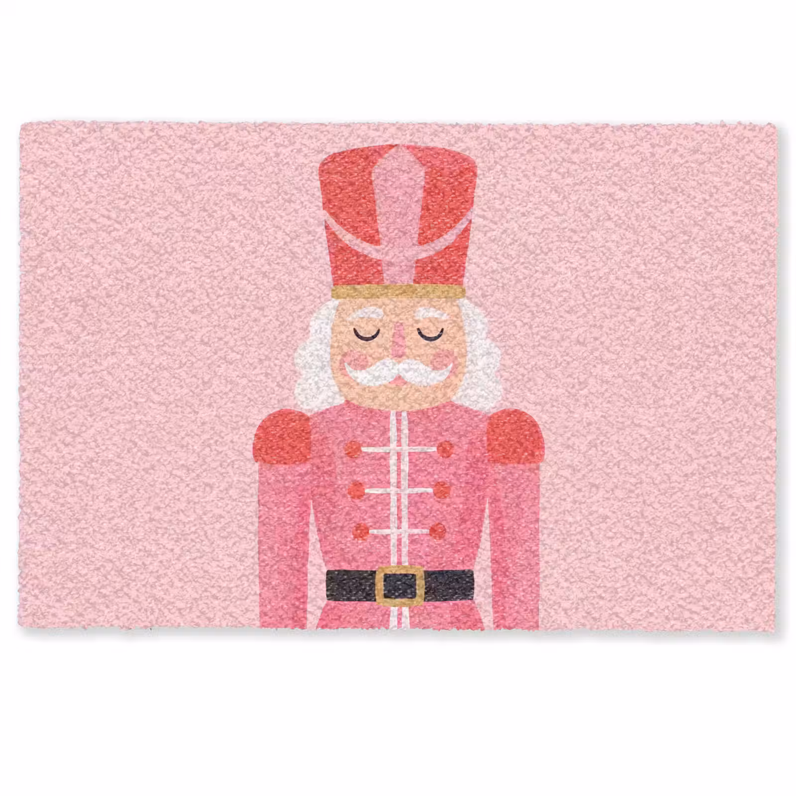 Deurmat - Notenkraker roze illustratie — 1