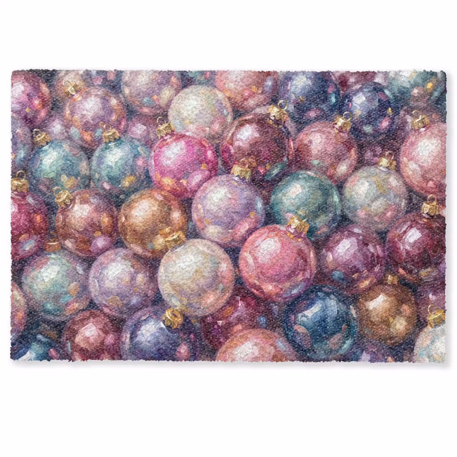 Deurmat - Kerstdecoratie - Kleurrijk - Feest — 1