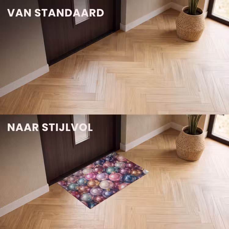 Deurmat - Kerstdecoratie - Kleurrijk - Feest — 3