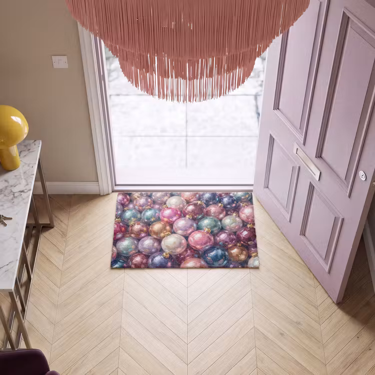 Deurmat - Kerstdecoratie - Kleurrijk - Feest — 4