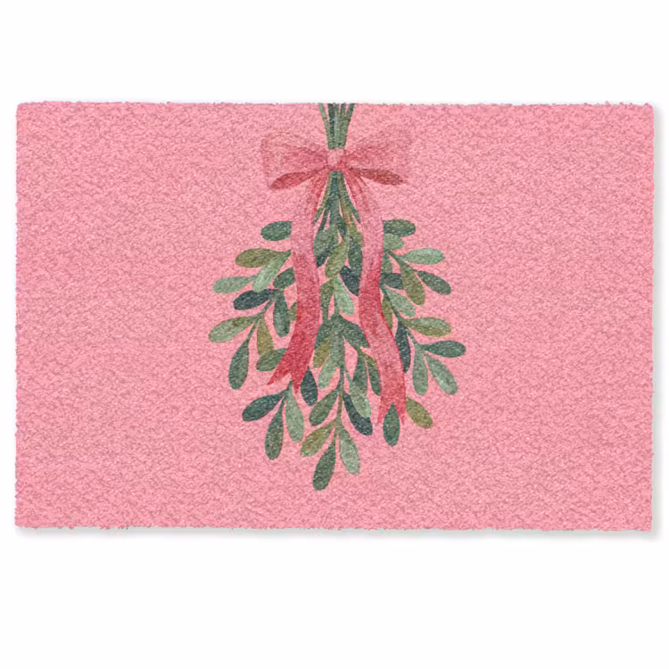 Deurmat - Plant - Lint - Roze — 1