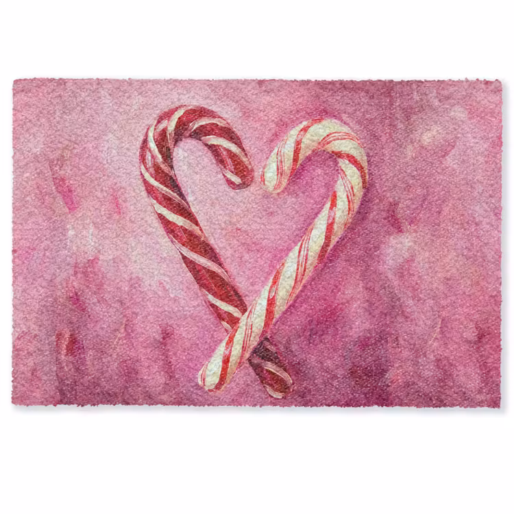 Deurmat - Snoep - Hart - Roze — 1