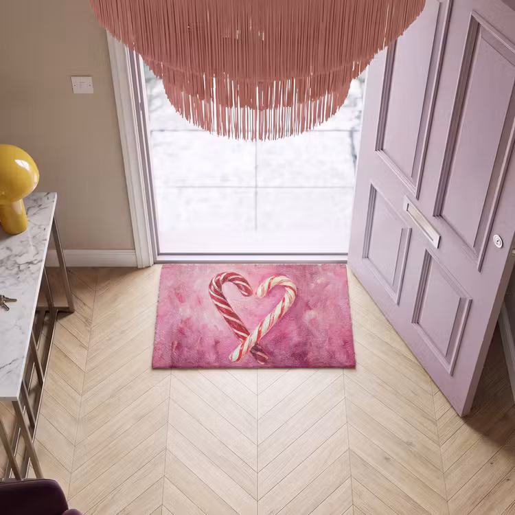 Deurmat - Snoep - Hart - Roze — 4