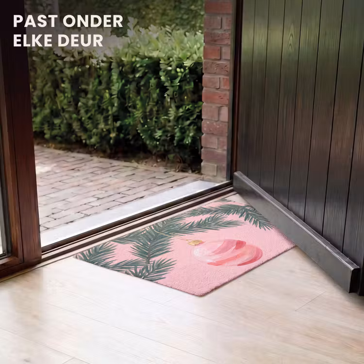 Deurmat - Kerstbal - Roze - Kerst — 7