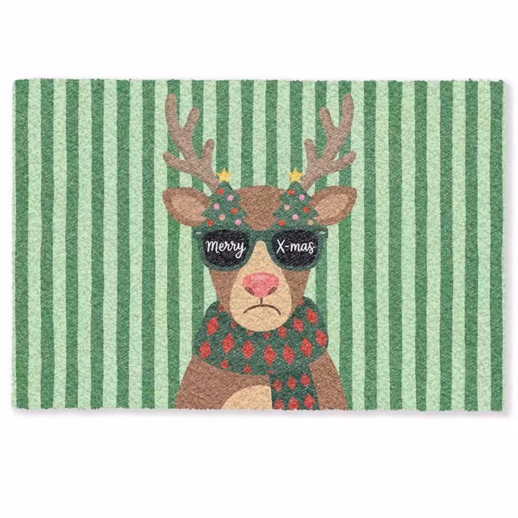 Deurmat - Rendier - Kerst - Illustratie — 1