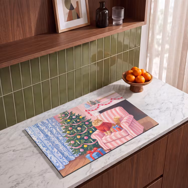 Inductiebeschermer - Kat - Kerst - Interieur — 3