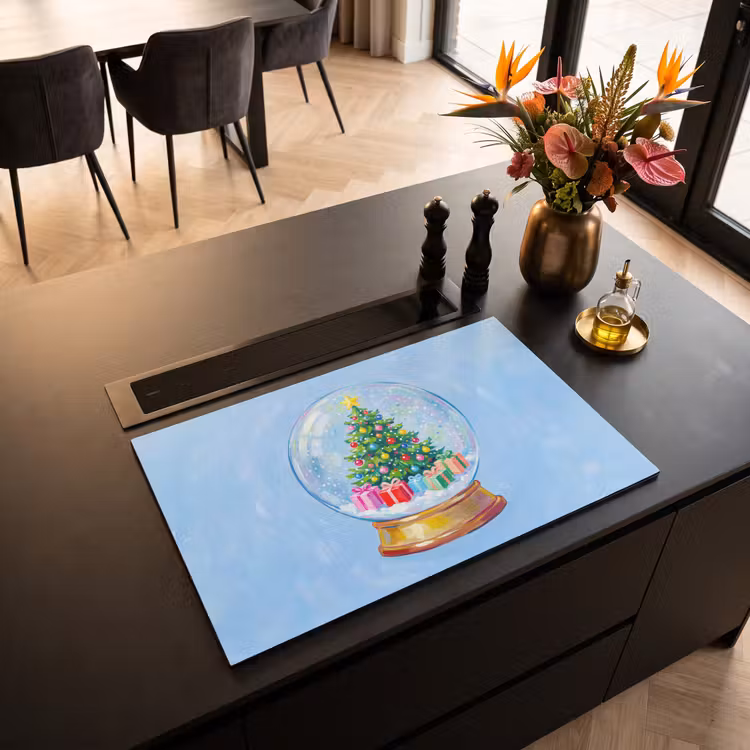 Inductiebeschermer - Sneeuwbol - Kerst - Cadeaus — 2