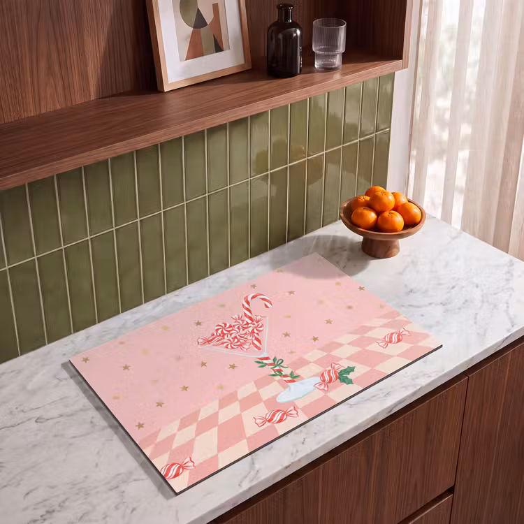 Inductiebeschermer - Snoep - Glas - Roze — 3