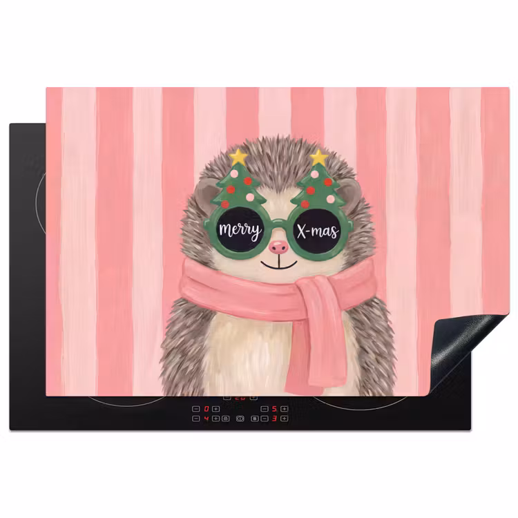 Inductiebeschermer - Egel - Kerst - Illustratie — 1