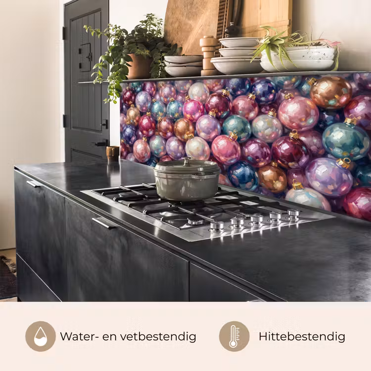 Keuken achterwand - Kerstdecoratie - Kleurrijk - Feest — 5