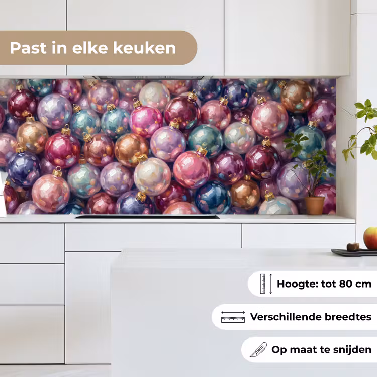 Keuken achterwand - Kerstdecoratie - Kleurrijk - Feest — 7