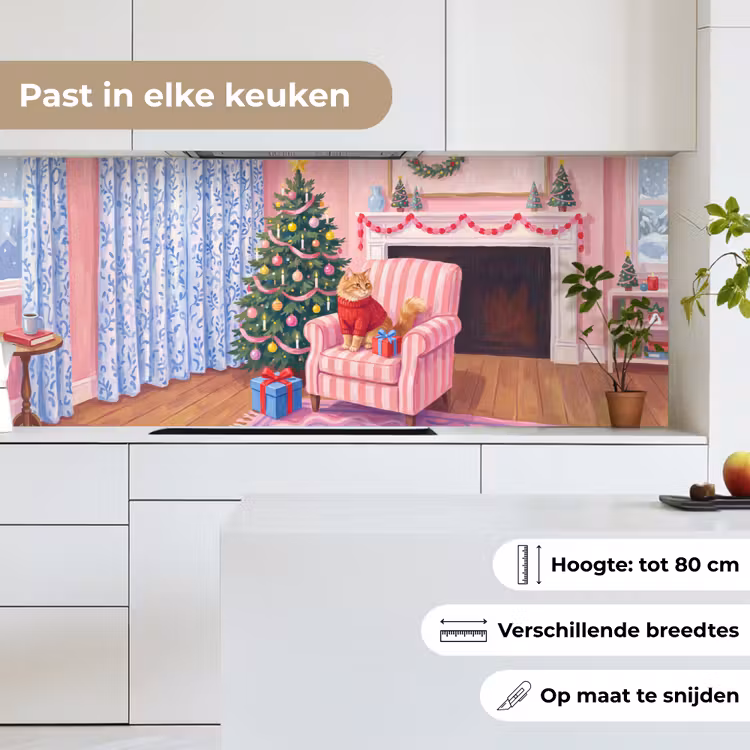 Keuken achterwand - Kat - Kerst - Interieur — 7