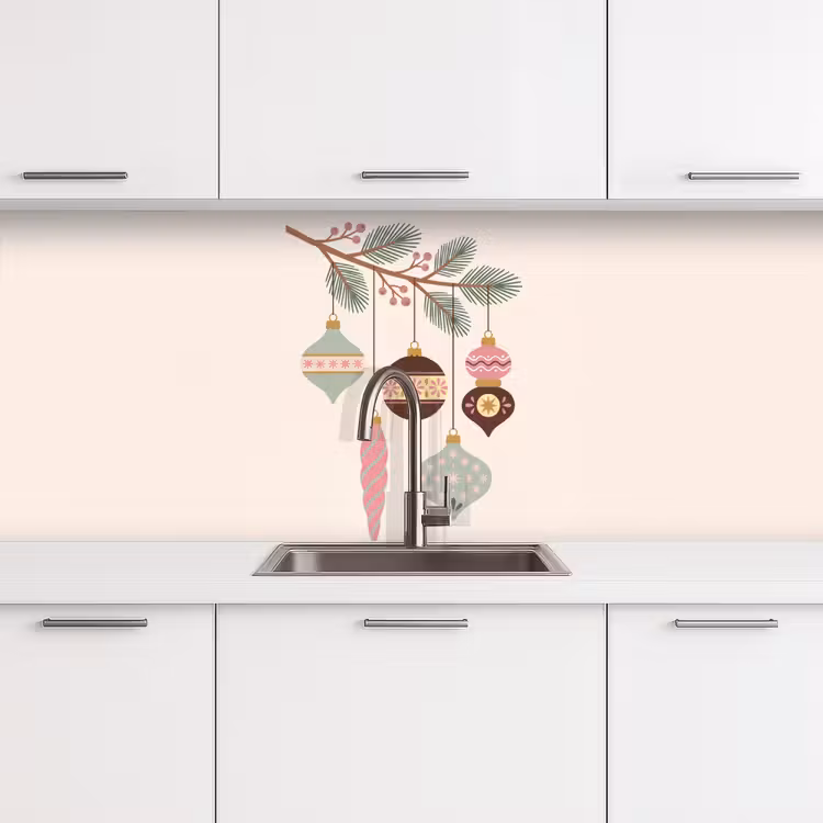 Keuken achterwand - Kerst - Ornamenten - Tak — 4