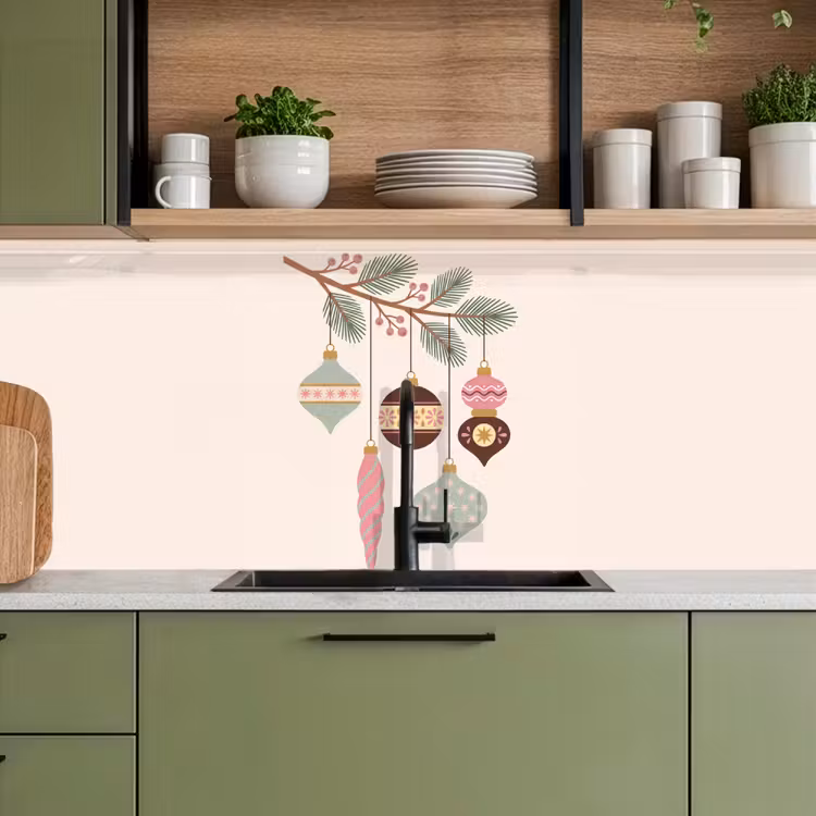 Keuken achterwand - Kerst - Ornamenten - Tak — 8