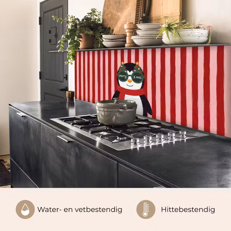 Keuken achterwand - Pinguïn - Kerst - Illustratie — 5