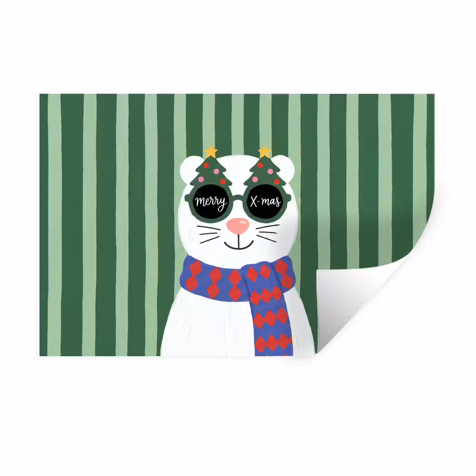 Muursticker - Dier - Winter - Cartoon — 1