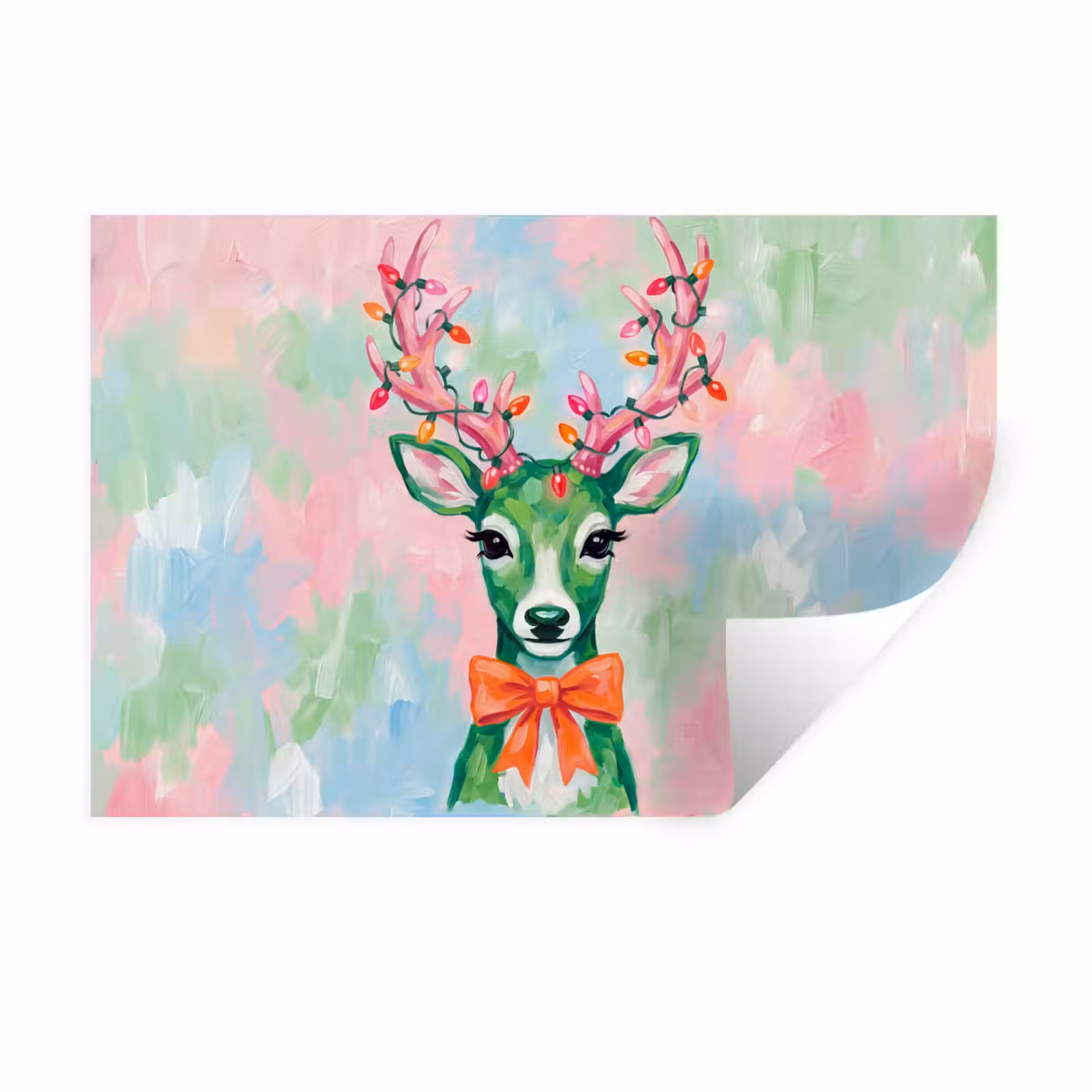Muursticker - Hert - Kerst - Dieren — 1