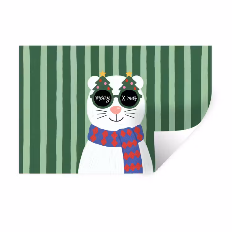 Muursticker - Dier - Winter - Cartoon — 1