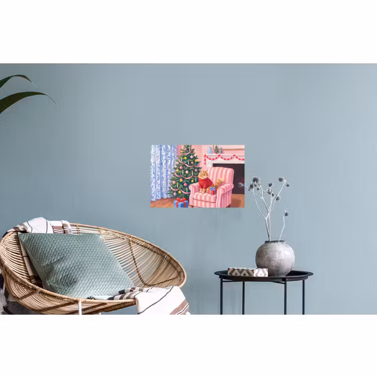 Muursticker - Kat - Kerst - Interieur — 4