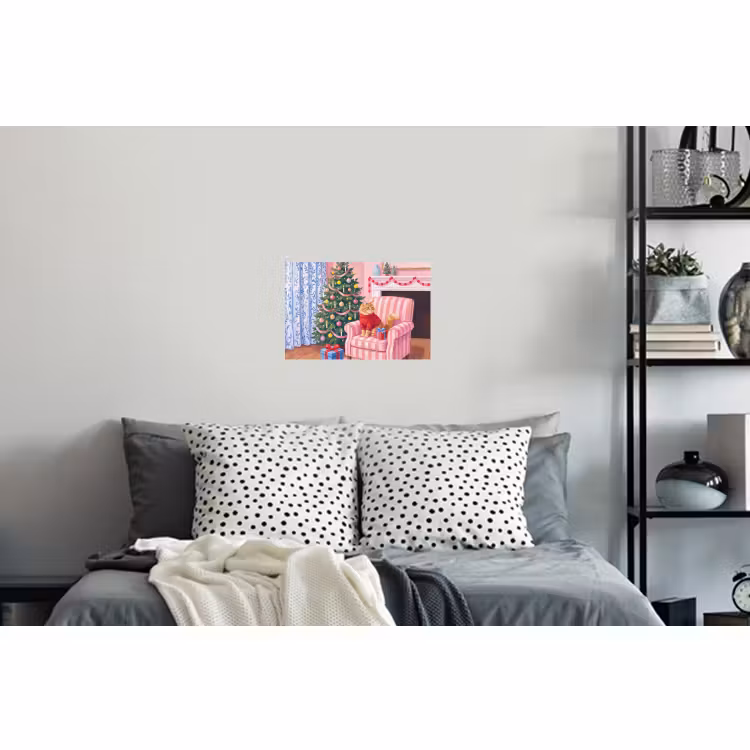 Muursticker - Kat - Kerst - Interieur — 5