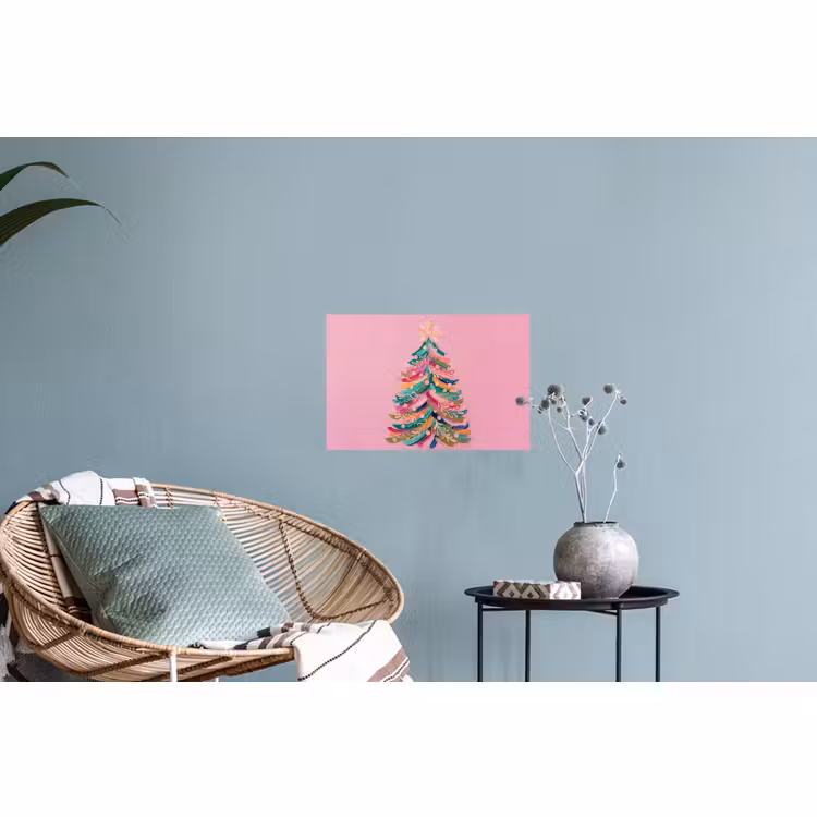Muursticker - Kerstboom - Abstract - Kleurrijk — 4