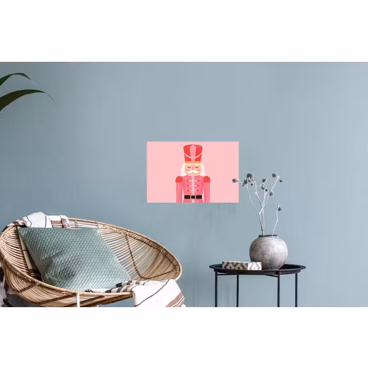 Muursticker - Notenkraker roze illustratie — 4