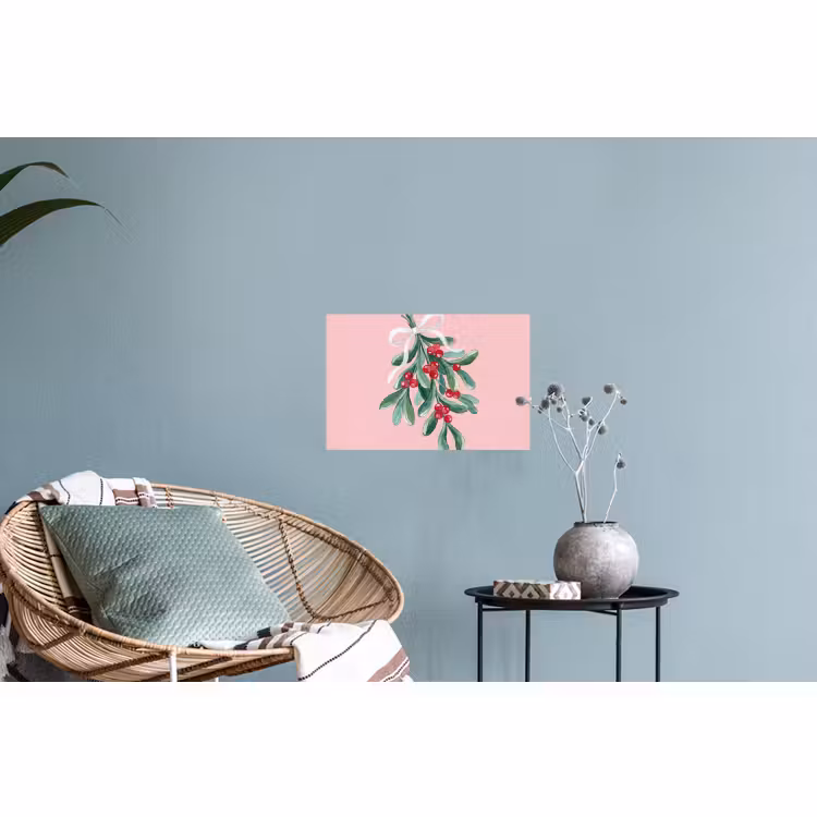 Muursticker - Plant - Kerst - Roze — 4