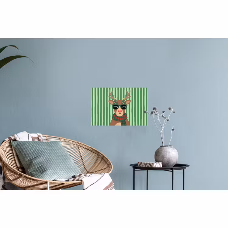 Muursticker - Rendier - Kerst - Illustratie — 4