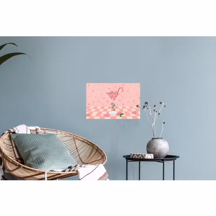 Muursticker - Snoep - Glas - Roze — 4
